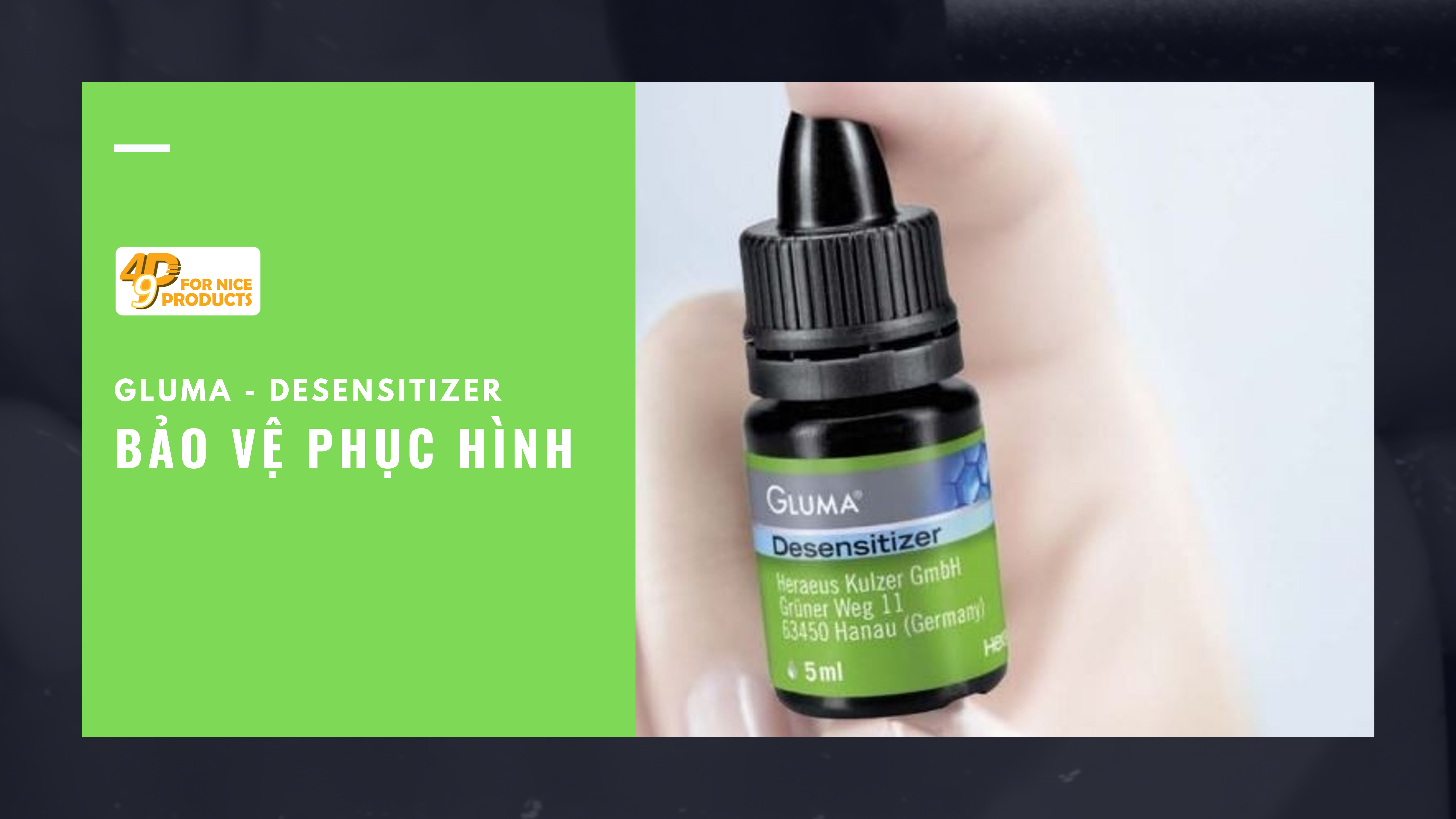 Tại sao Glutaraldehyde không chỉ dùng để chống ê buốt ??