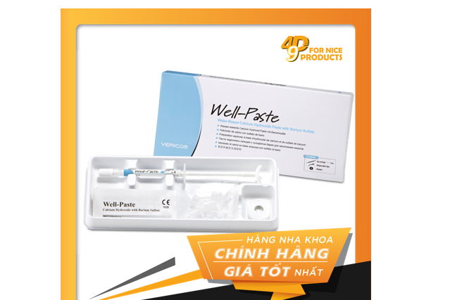Canxi Hydroxide có Barium Sulfate với chất căn bản là nước Well-paste - Vericom