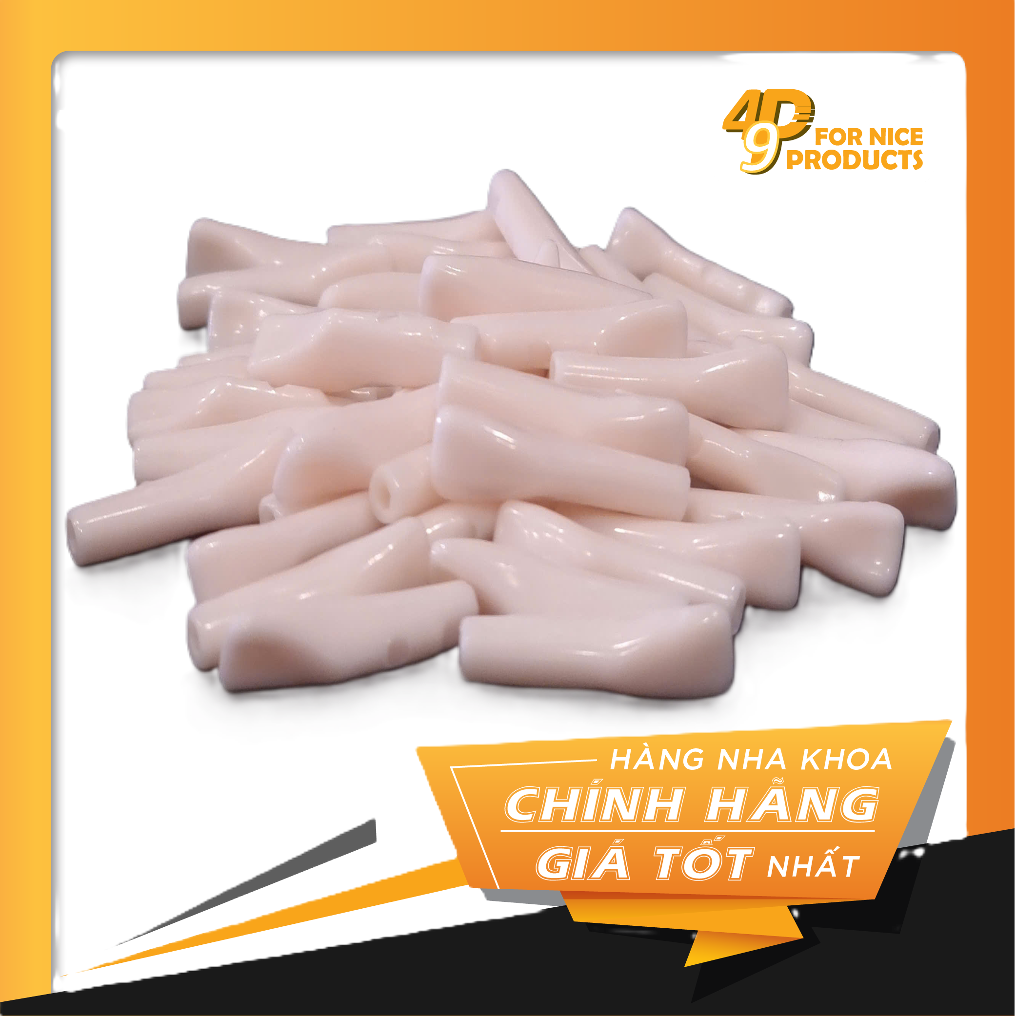 Răng nhựa hồng thực hành