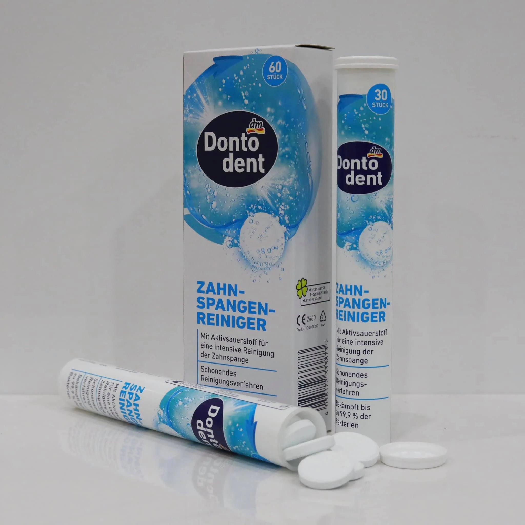 Viên ngâm máng chỉnh nha Dontodent 30 viên