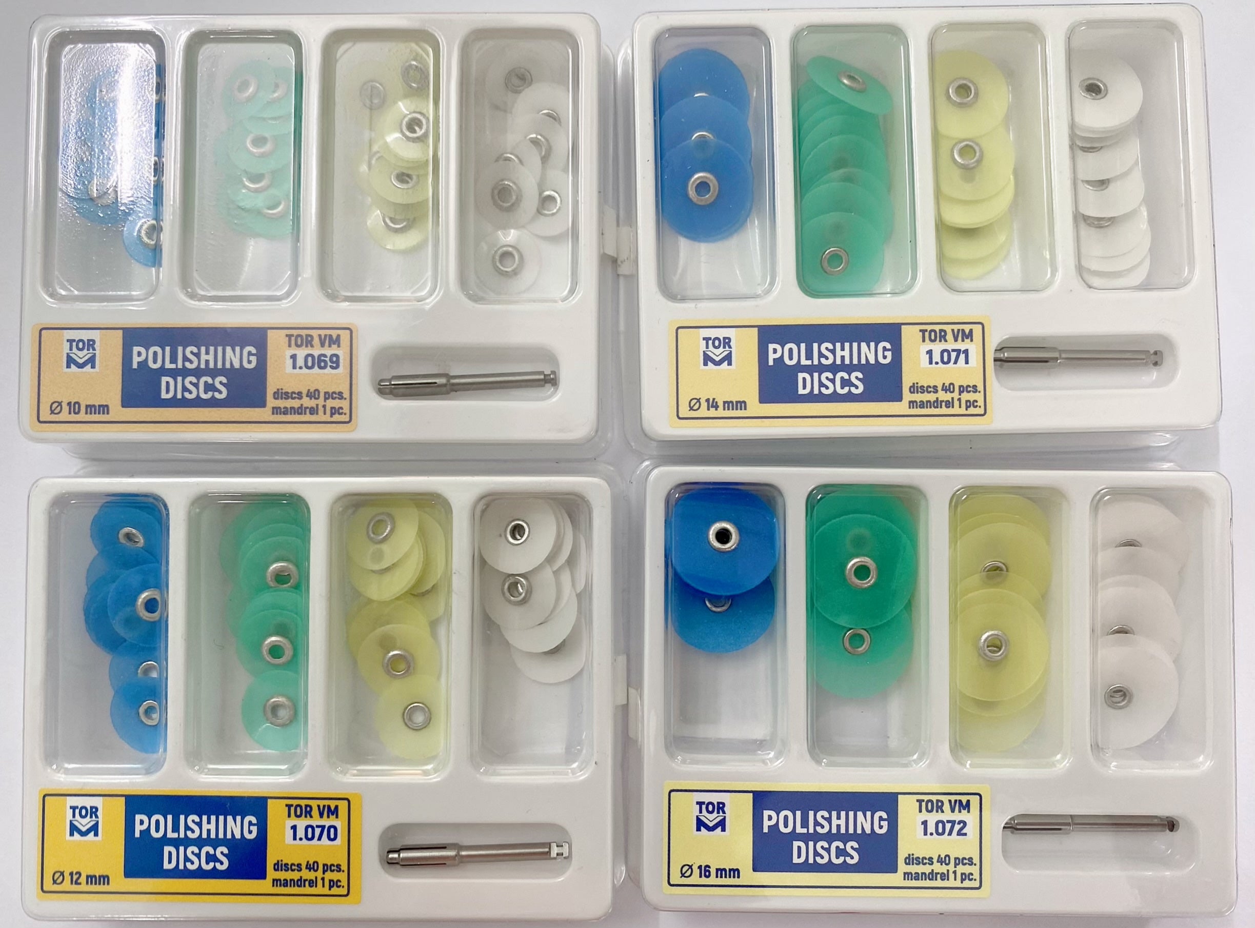Bộ đĩa đánh bóng bề mặt Composite - Tor VM