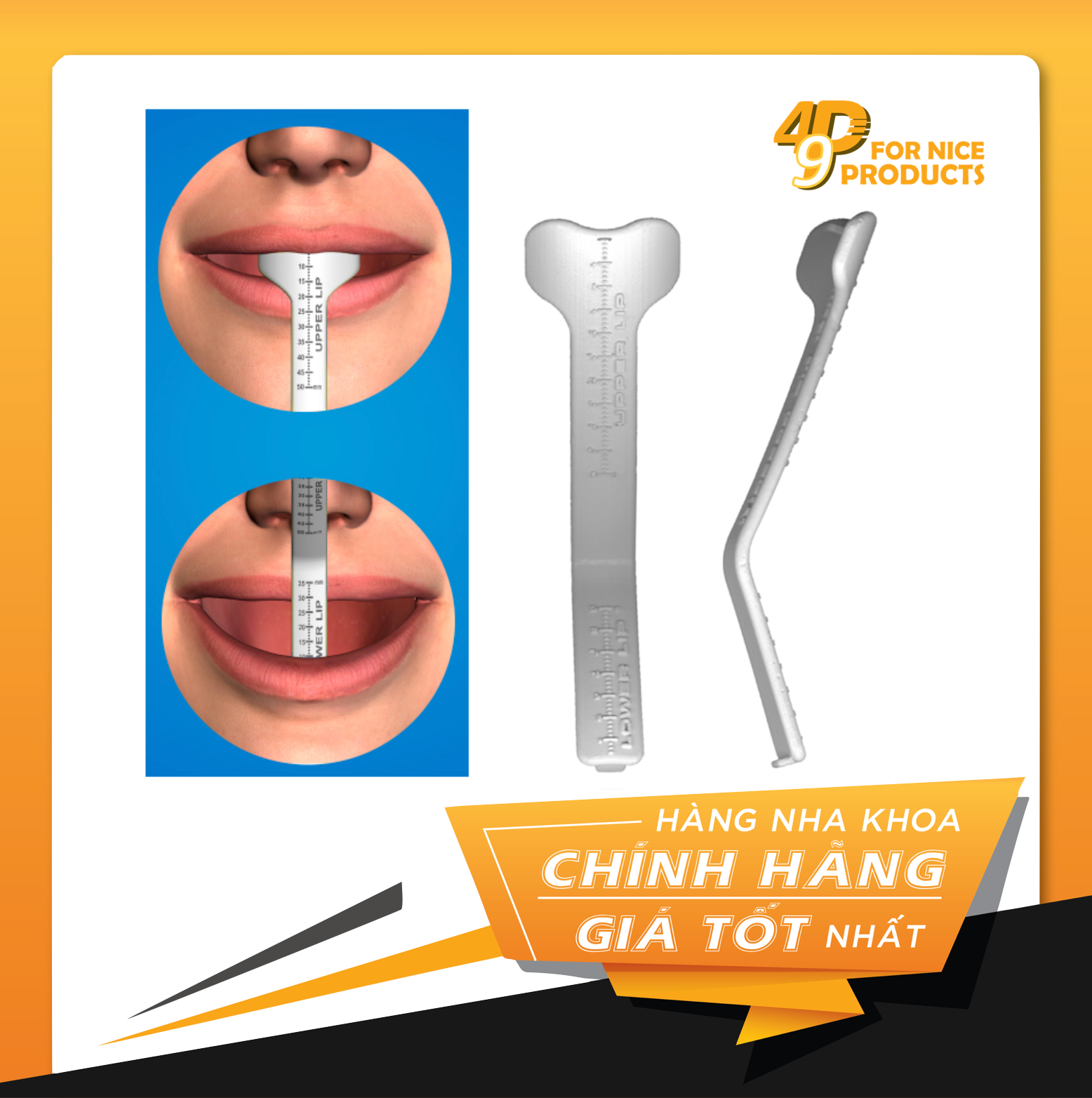 Thước đo độ di động môi - Massad