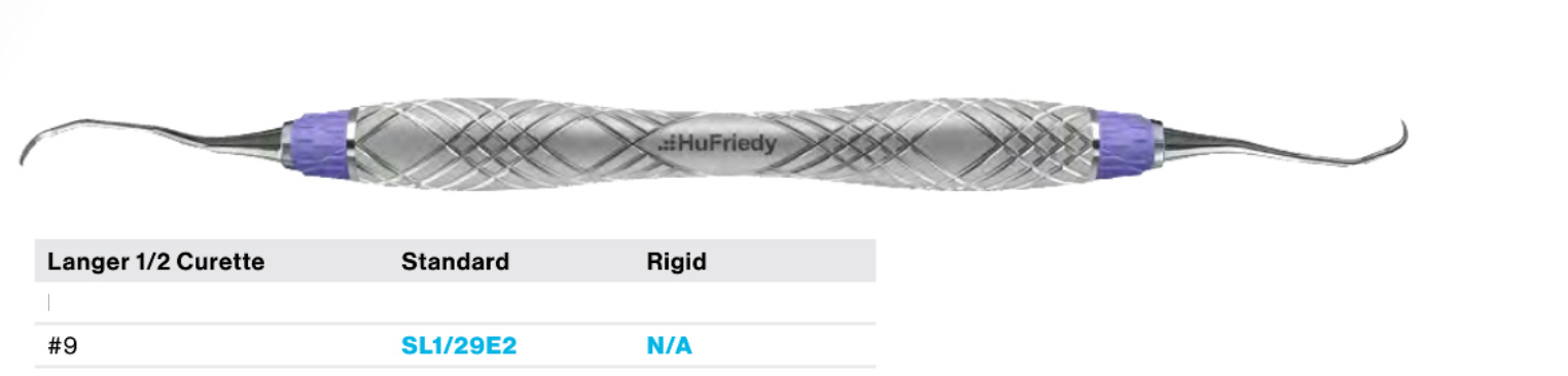 Cây nạo túi nha chu đa năng 2 đầu Langer- HuFriedy