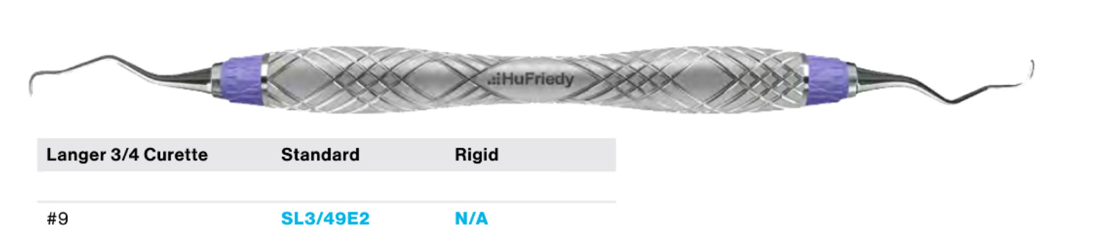 Cây nạo túi nha chu đa năng 2 đầu Langer- HuFriedy