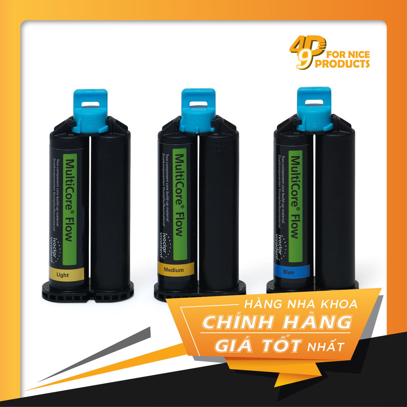 Vật liệu tái tạo cùi răng Multicore Flow- Ivoclar Vivadent