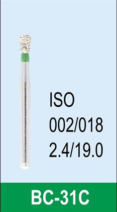 Mũi khoan kim cương đầu tròn có cổ - Mani