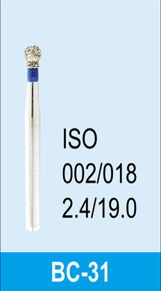 Mũi khoan kim cương đầu tròn có cổ - Mani