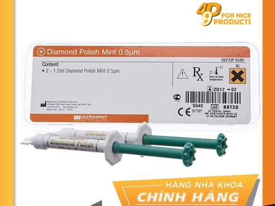 Bột đánh bóng kim cương sứ DIAMOND POLISH MINT - Ultradent