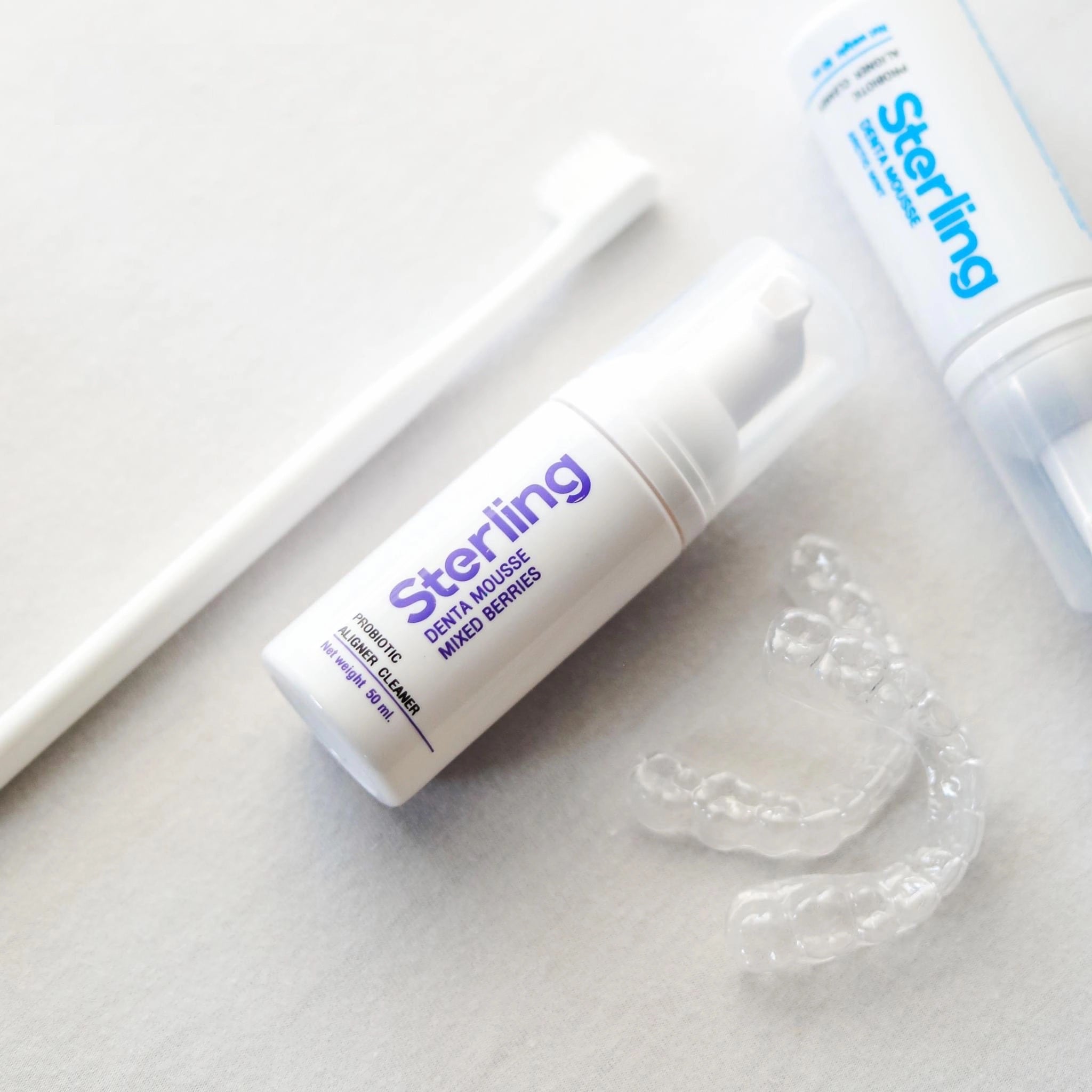 Men vi sinh làm sạch khí cụ chỉnh nha - Sterling Probiotic Aligner Cleaner