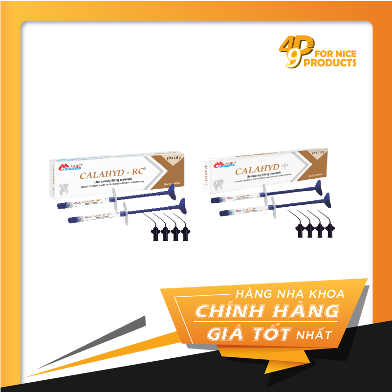 Canxi hydroxide băng ống tủy có chứa Iodoformp CALAHYD+ - Maarc Dental