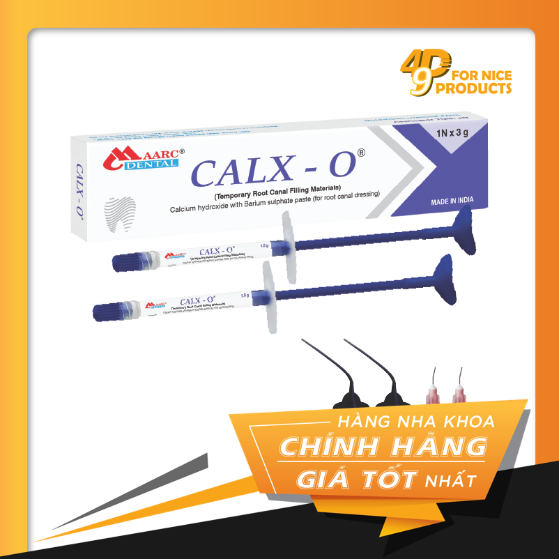 Paste Canxi hydroxide băng thuốc ống tủy  CALX-O- Maarc Dental