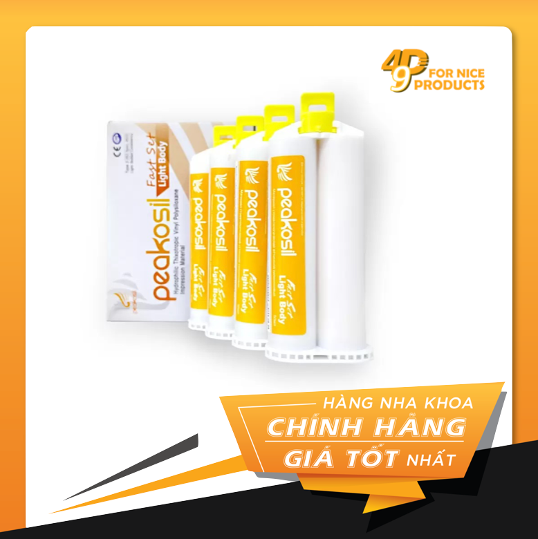 Cao su lỏng lấy dấu toàn hàm Peakosil Light Body - Neosil