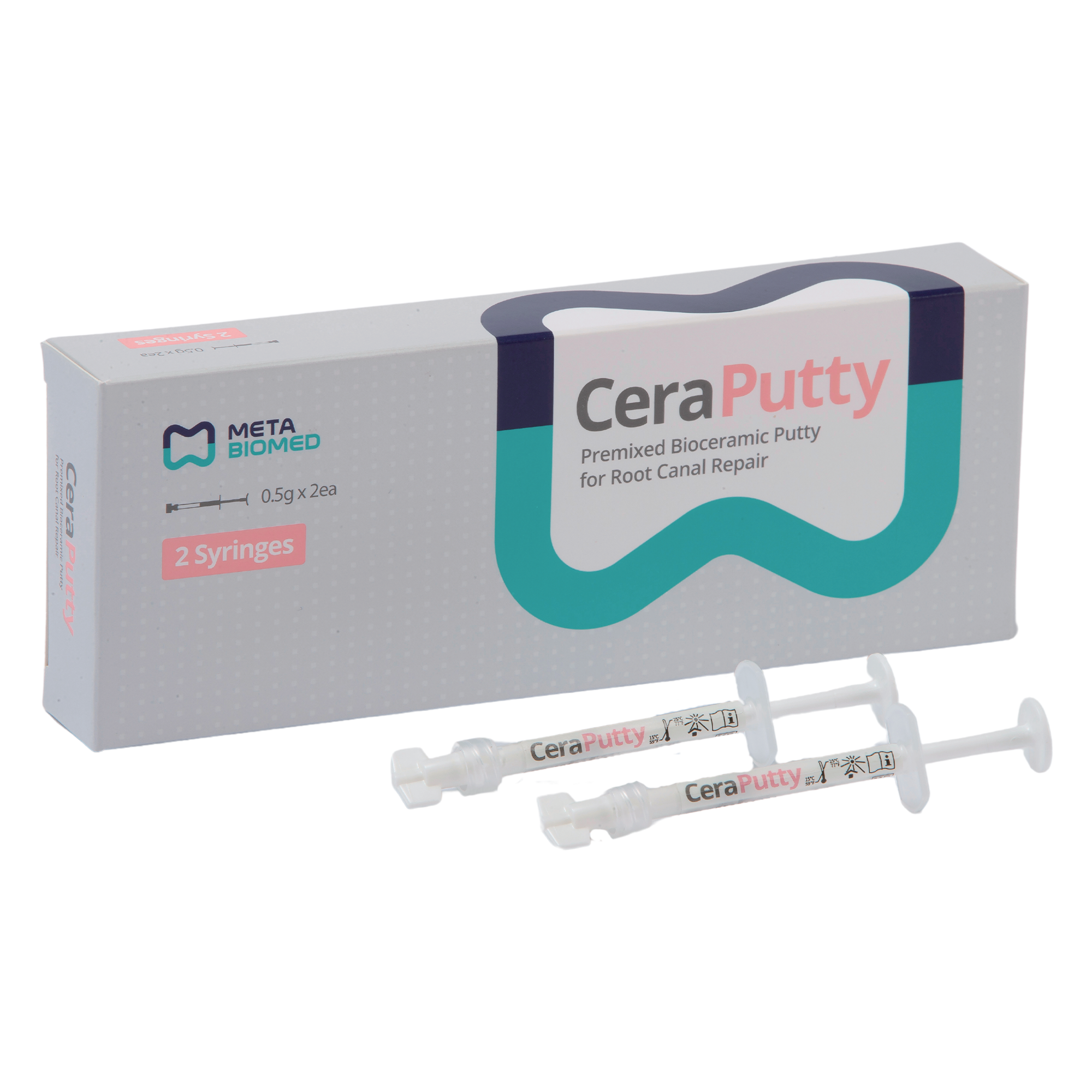 Vật liệu sửa chữa ống tủy Bioceramic CeraPutty - Meta Biomed