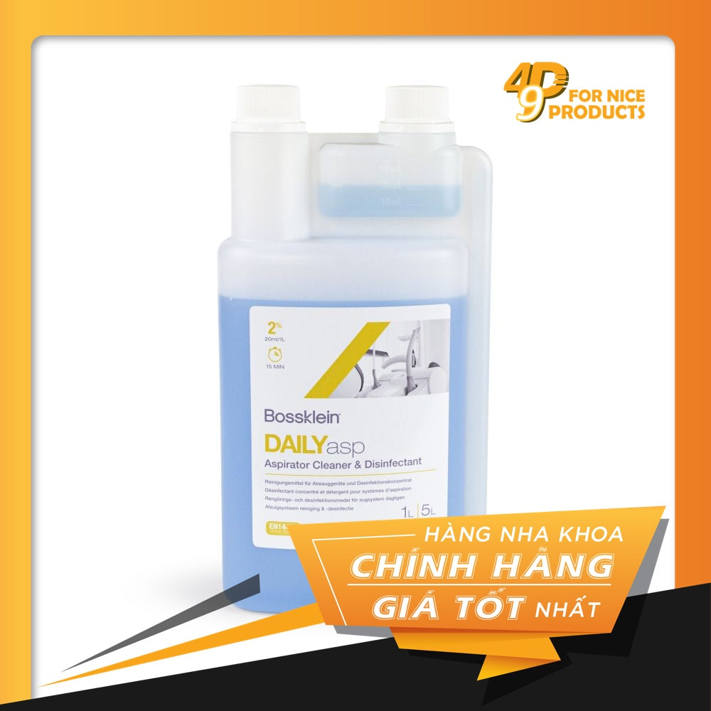 DUNG DỊCH LÀM SẠCH ỐNG HÚT HÀNG NGÀY DAILY ASPIRATOR - Bossklein