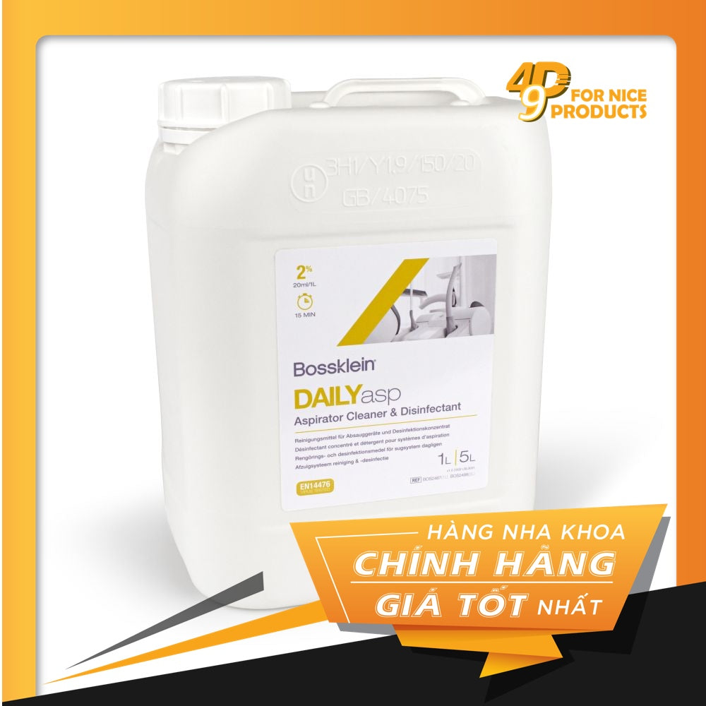 DUNG DỊCH LÀM SẠCH ỐNG HÚT HÀNG NGÀY DAILY ASPIRATOR - Bossklein