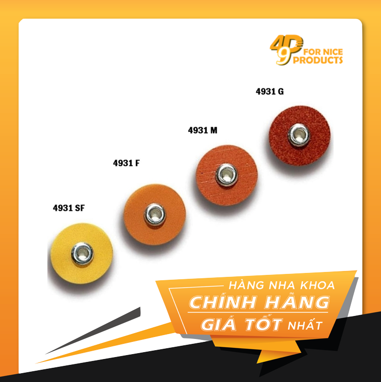 Đĩa đánh bóng 3M™ Sof-Flex™ gắn trục lắp