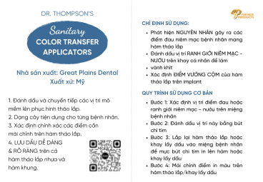 Bút chì tím - Checker niêm mạc Y Instruments