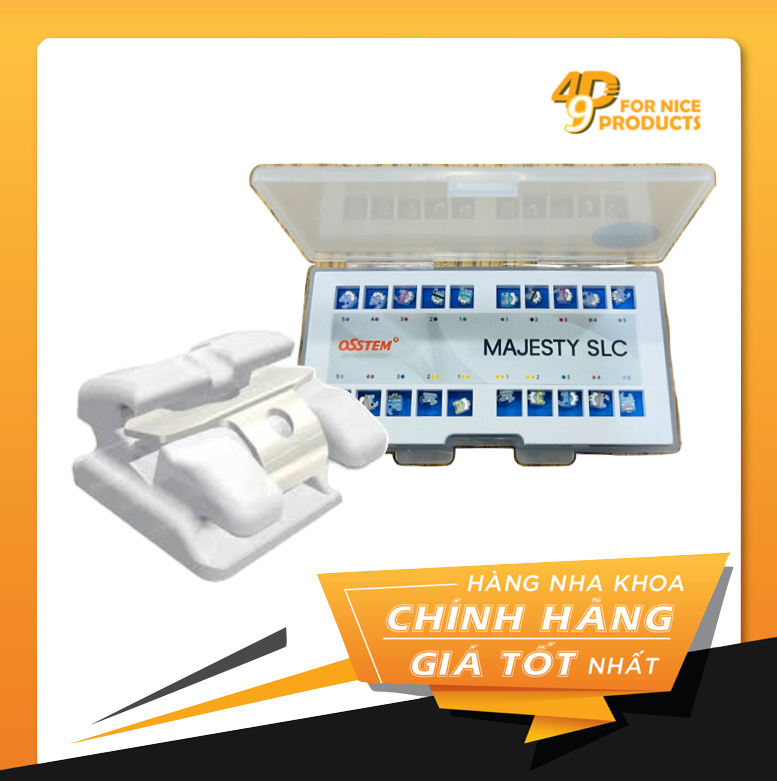 Mắc cài sứ tự buộc MAJESTY SLC - Osstem