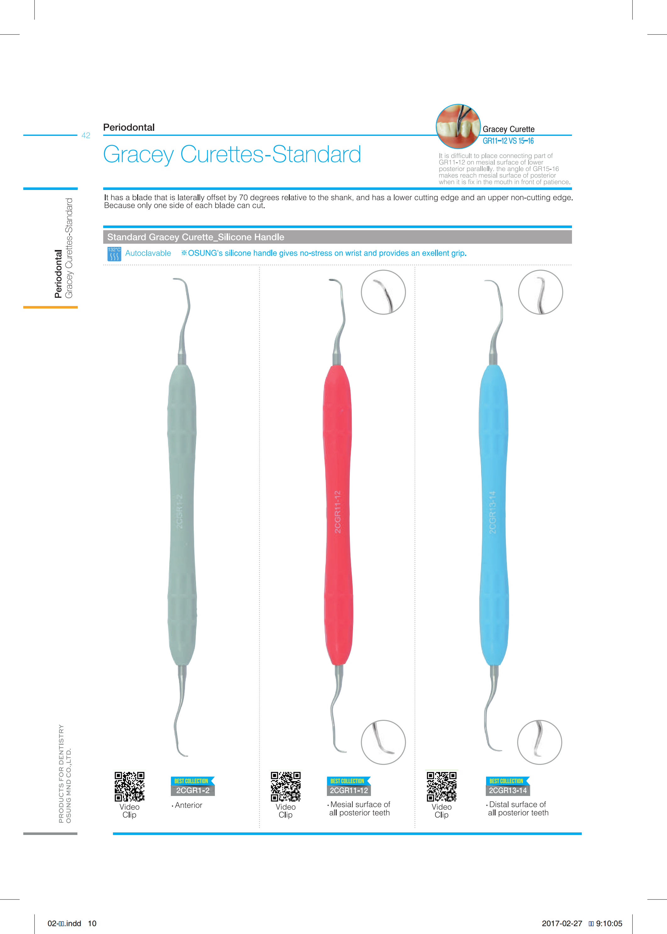 Cây nạo túi cán Silicone - Osung