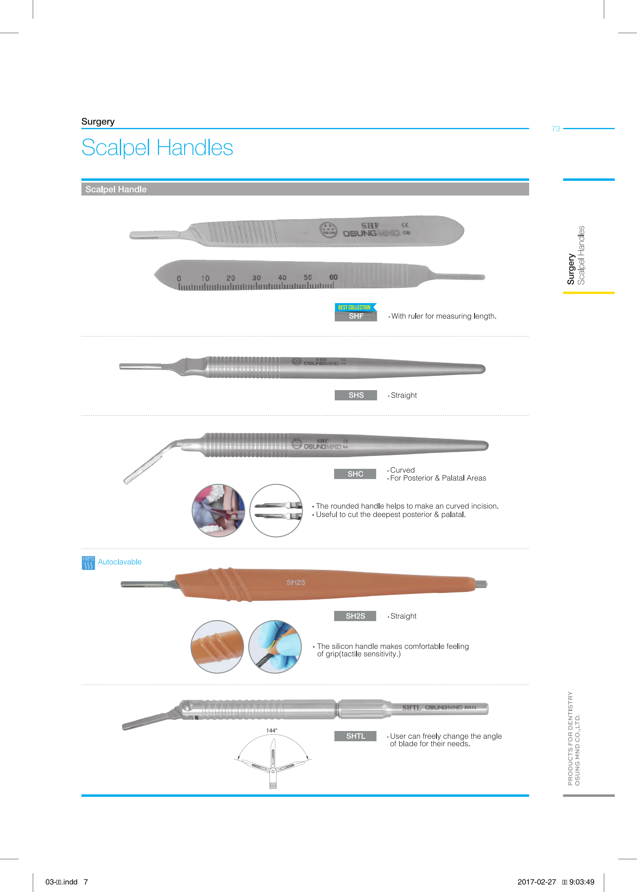 Cán dao mổ - Osung