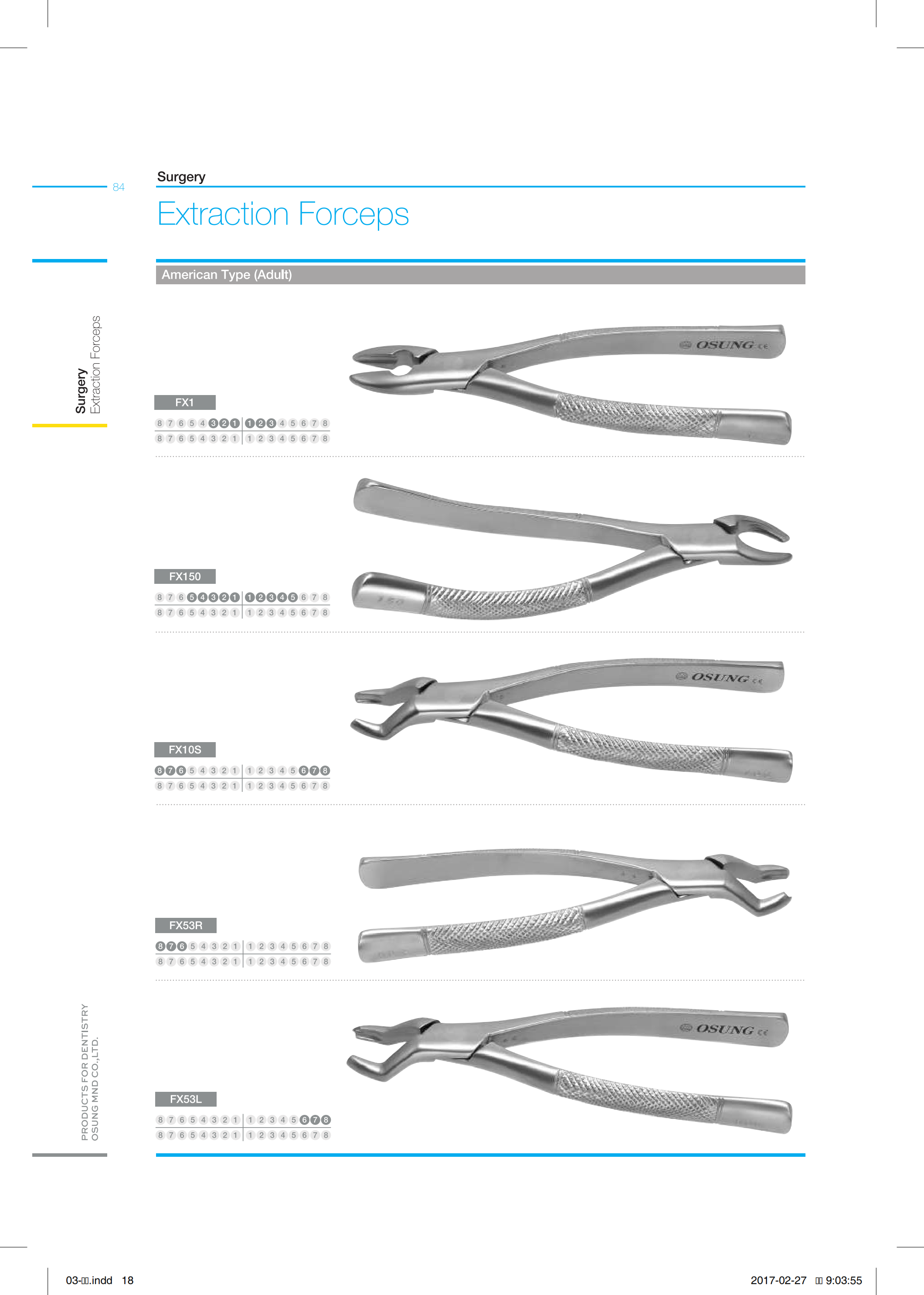 Kềm nhổ răng - Osung