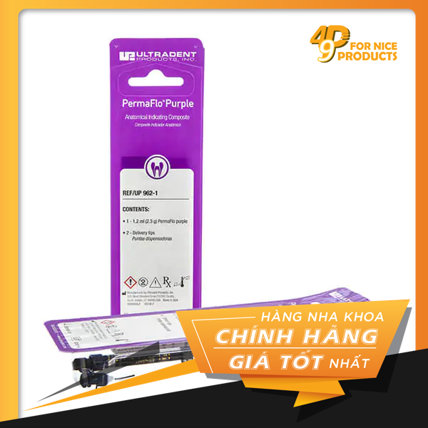 Composite lỏng nhận diện Permaflo Purple - Ultradent