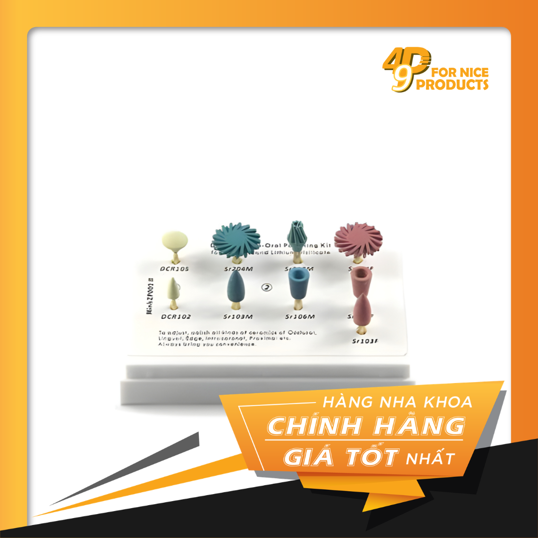 Bộ mũi khoan đánh bóng Sứ / Zirconia trong miệng Dr Minh02 - Shenzhen Dian Fong Abrasives