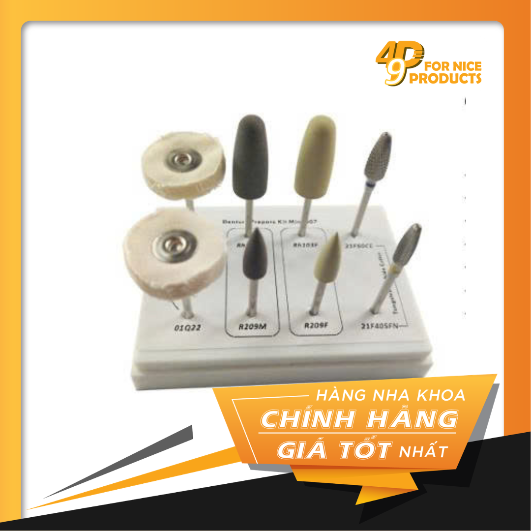 BỘ KIT ĐIỀU CHỈNH HÀM THÁO LẮP - DENTURE PREPARE KIT - Shenzhen Dian Fong Abrasives