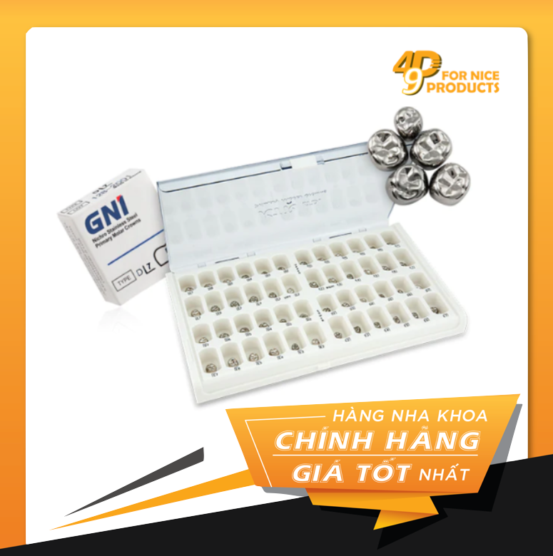 Mão/ Chụp kim loại răng trẻ em - GNI