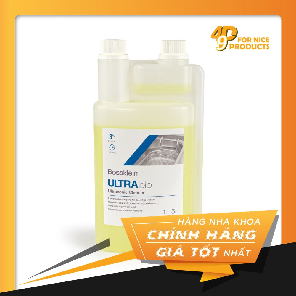 DUNG DỊCH LÀM SẠCH DỤNG CỤ CHO MÁY RUNG RỬA - Bossklein