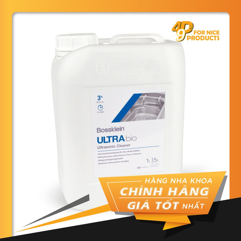 DUNG DỊCH LÀM SẠCH DỤNG CỤ CHO MÁY RUNG RỬA - Bossklein