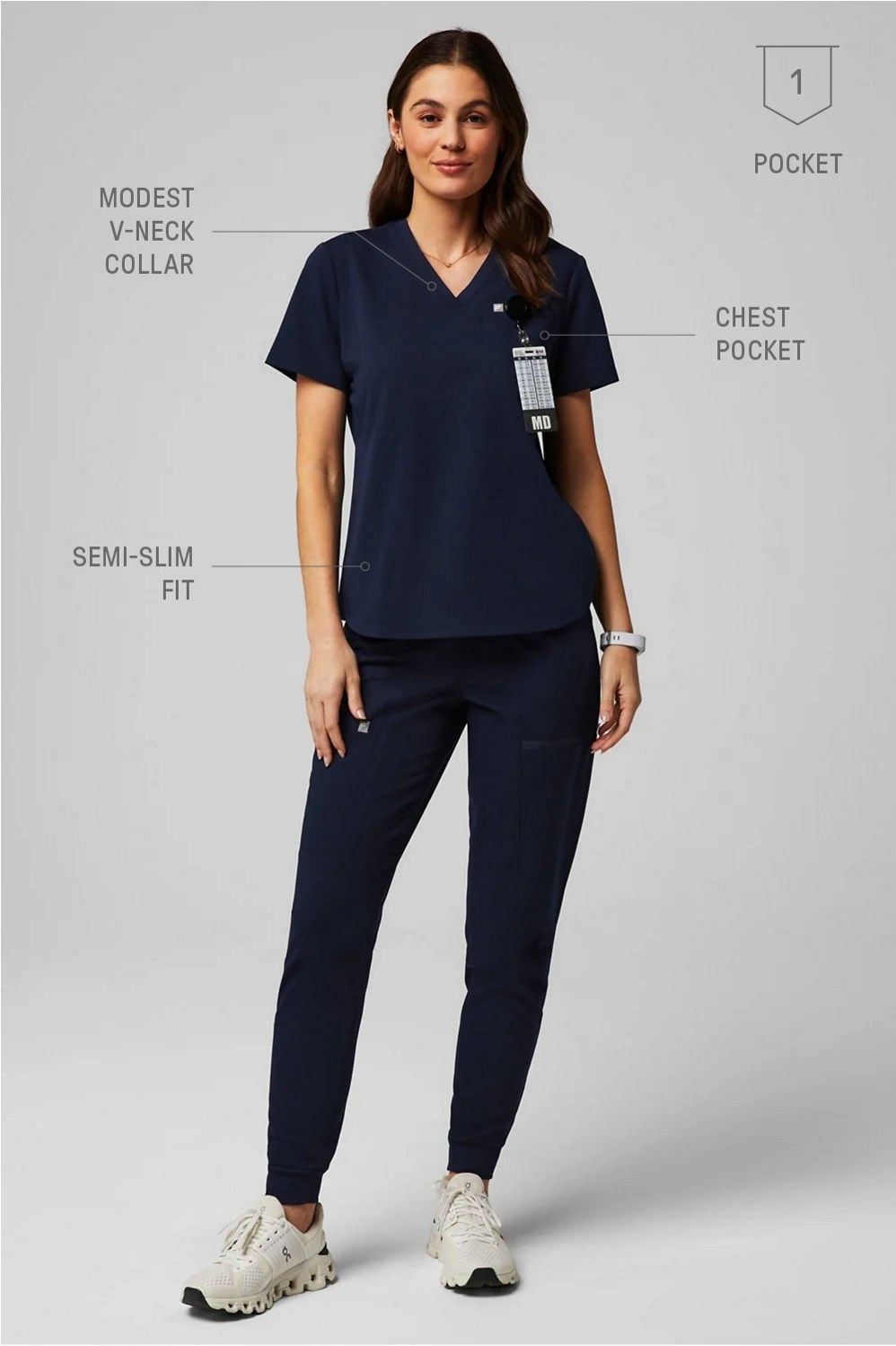 Bộ đồ mổ nữ Vital #49PF - 49P Medical Uniform