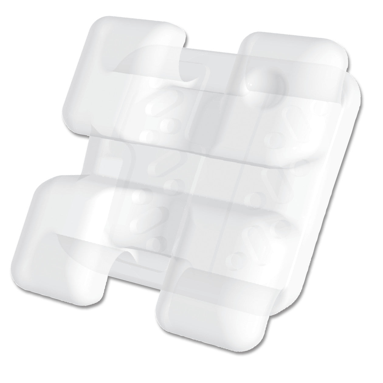 Mắc cài sứ thường Crystaline 7 - Tomy