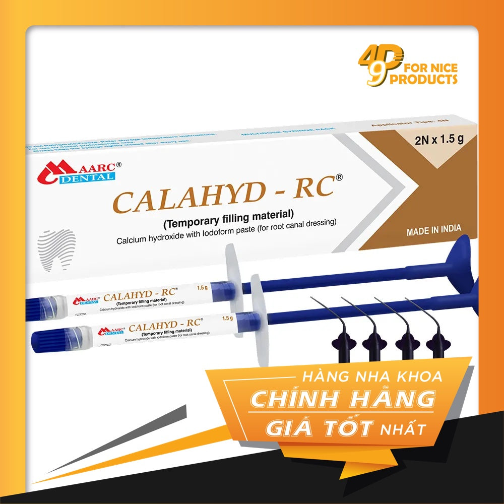Paste Canxi Hydroxide trám bít ống tủy tạm trong quá trình tạo chóp CALAHYD-RC- Maarc Dental
