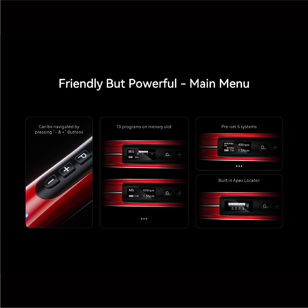 Máy điều trị nội nha tích hợp định vị chóp 812 Endo Motor - Woodpecker