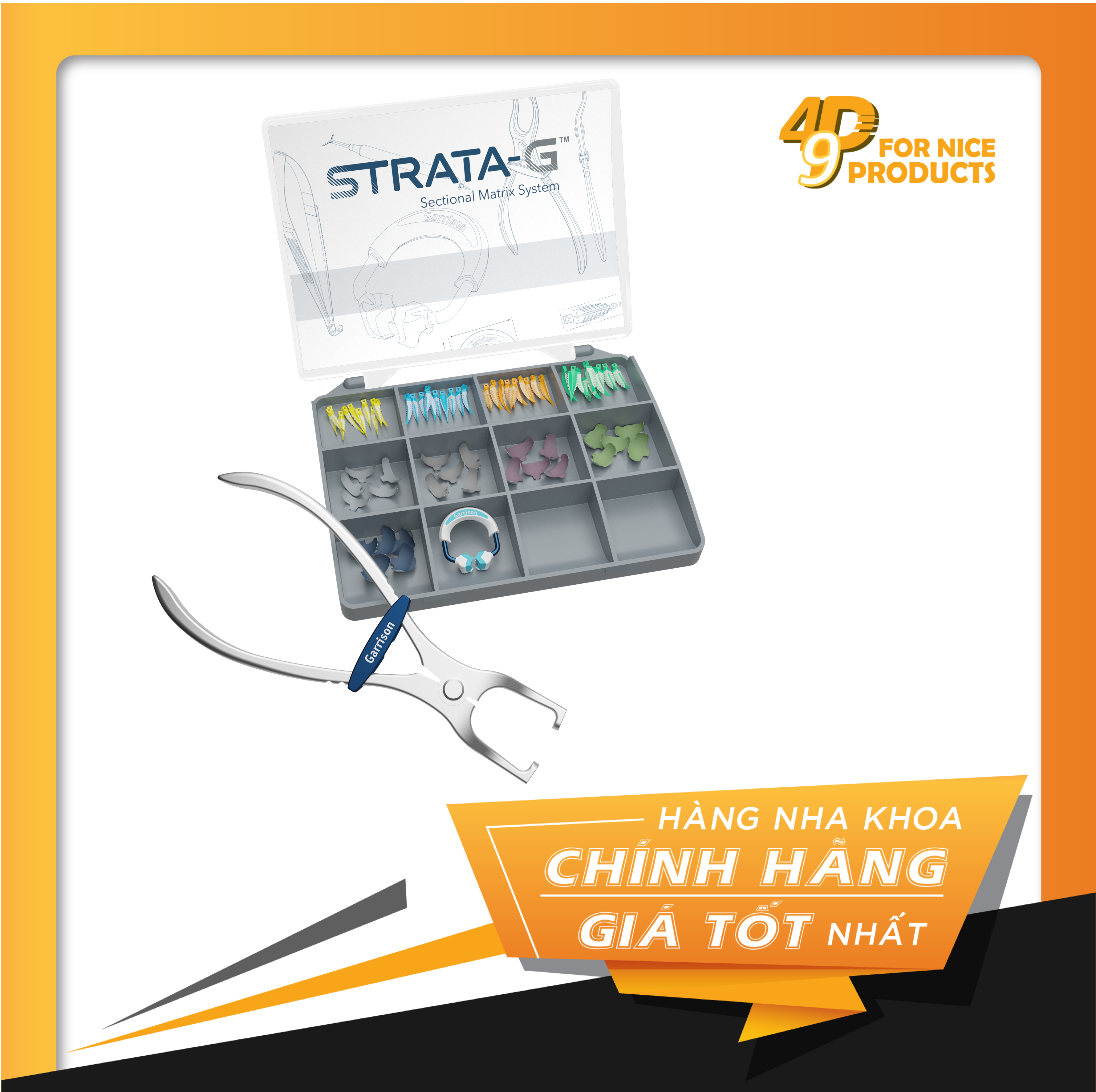 Strata-G™ Sectional Matrix System - Bộ khuôn trám xoang II TRIAL KIT - Garrision