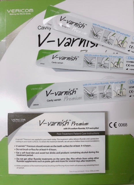 Gel bôi ngăn ngừa sâu răng trẻ em và giảm ê buốt người lớn V-Varnish Flour - Vericom