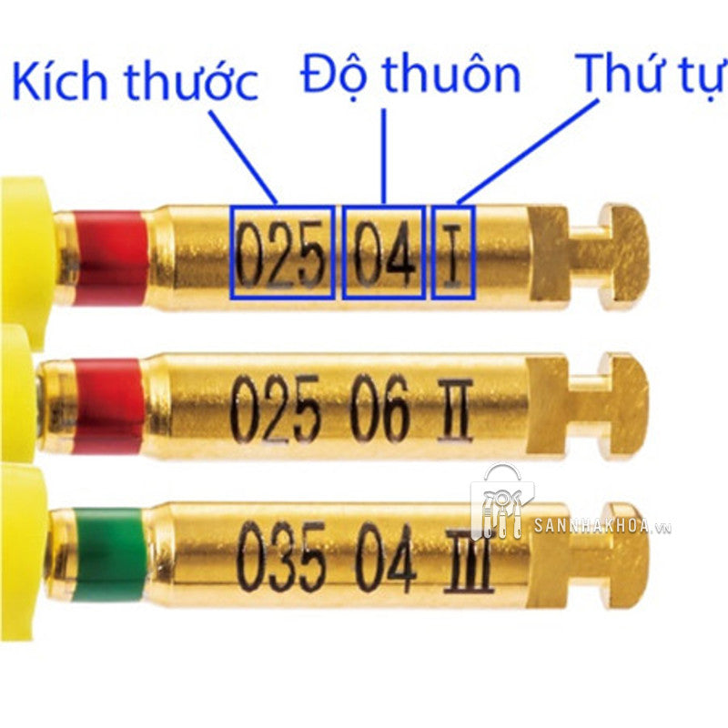 Trâm máy dẻo Niti Jizai Files - Mani