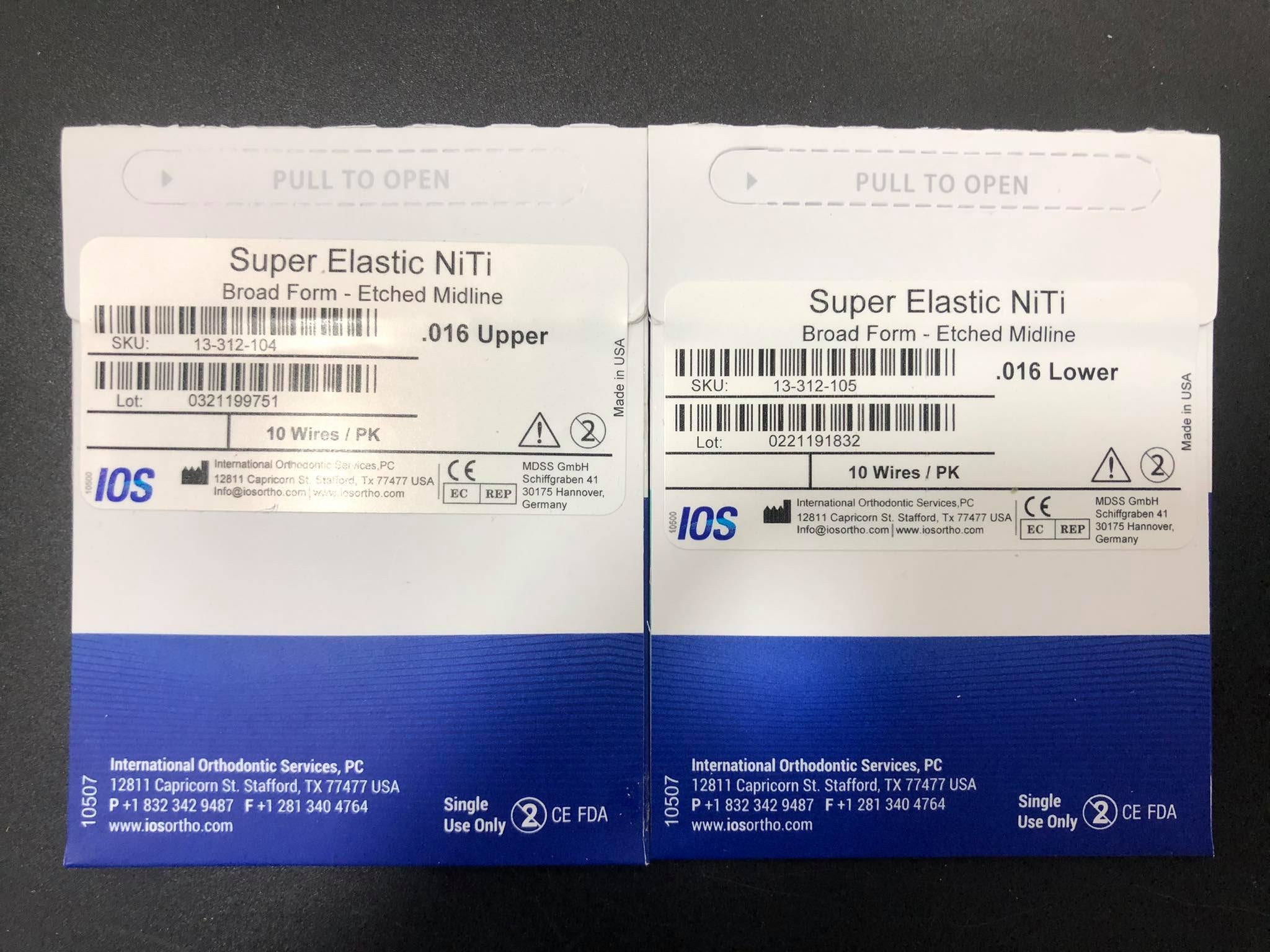 Dây cung Super Elastic Niti - IOS