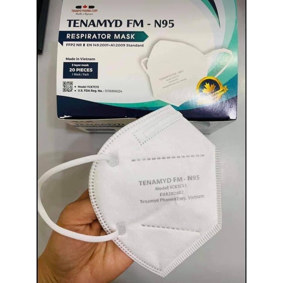 KHẨU TRANG 5 LỚP TENAMYD N95 - Loại cao cấp xuất khẩu