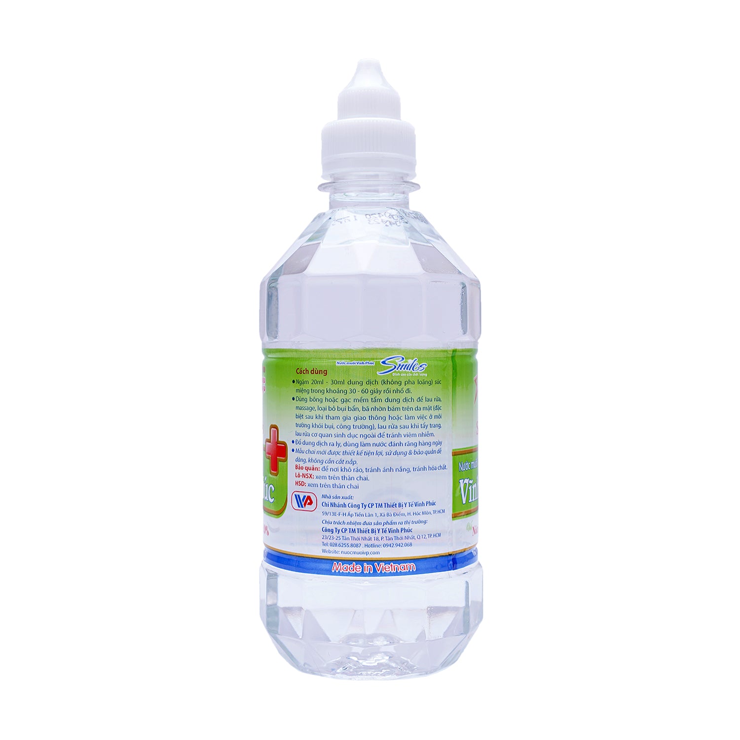 Nước Muối Vĩnh Phúc Natri Clorid 0.9%