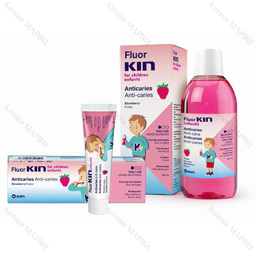 Kem đánh răng dành cho trẻ em Flour Kin children infantil Toothpaste