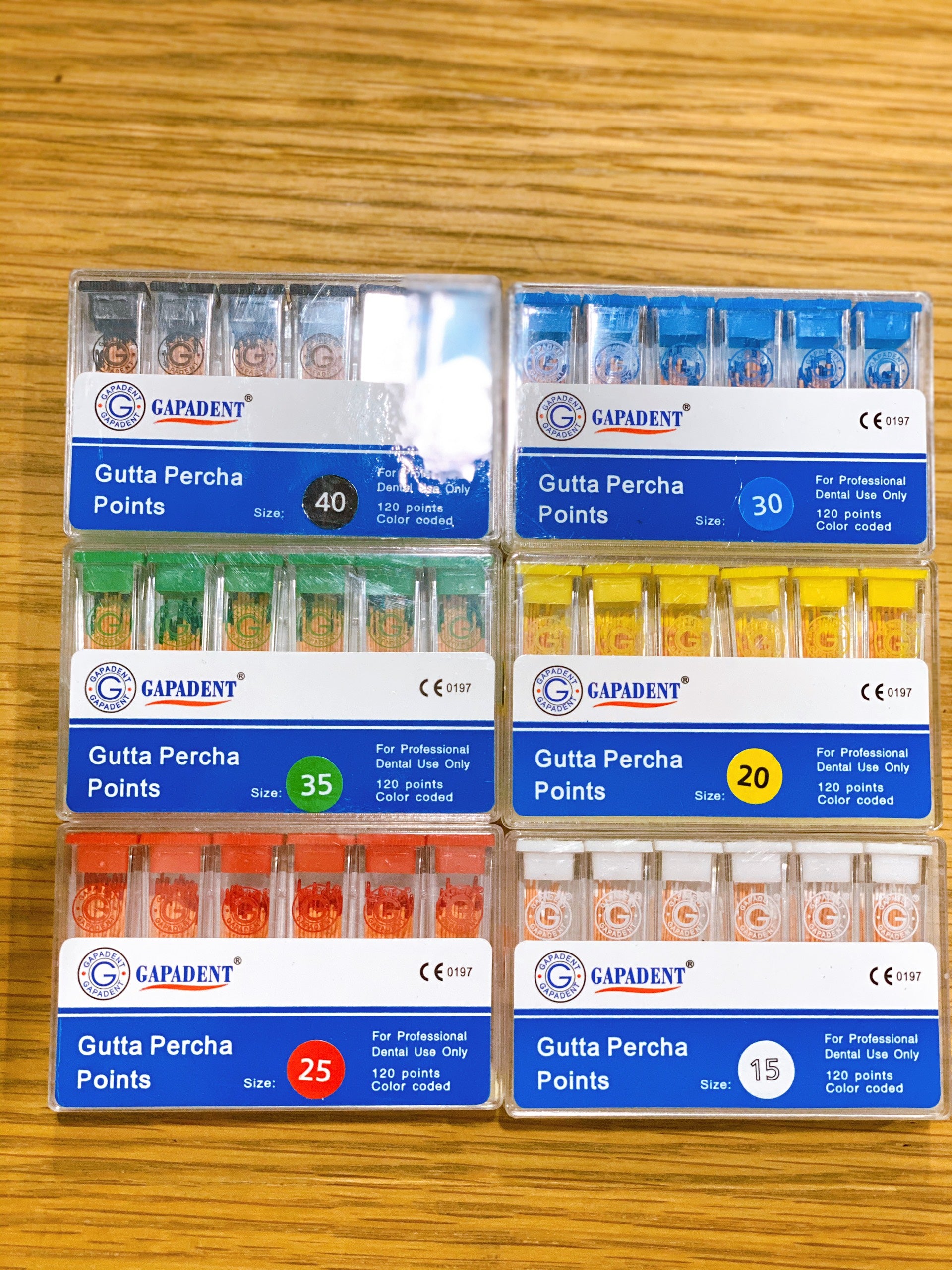 Cone gutta percha - Gapadent