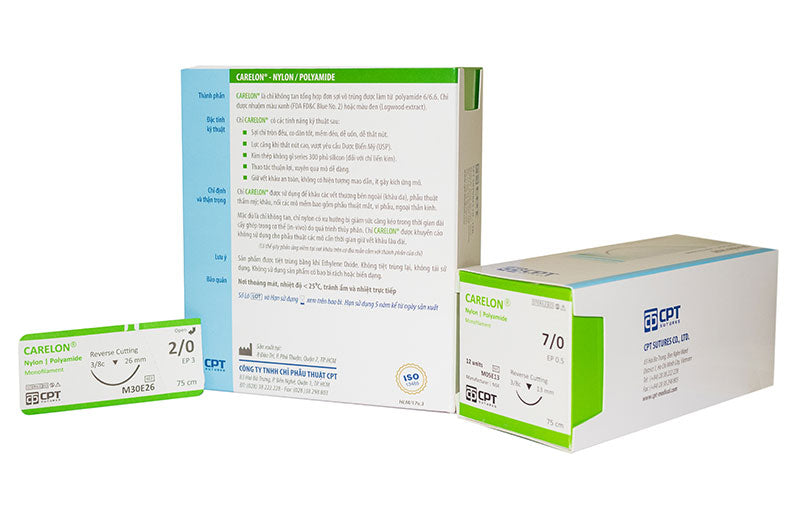 Chỉ phẫu thuật không tiêu Nylon Carelon - CPT