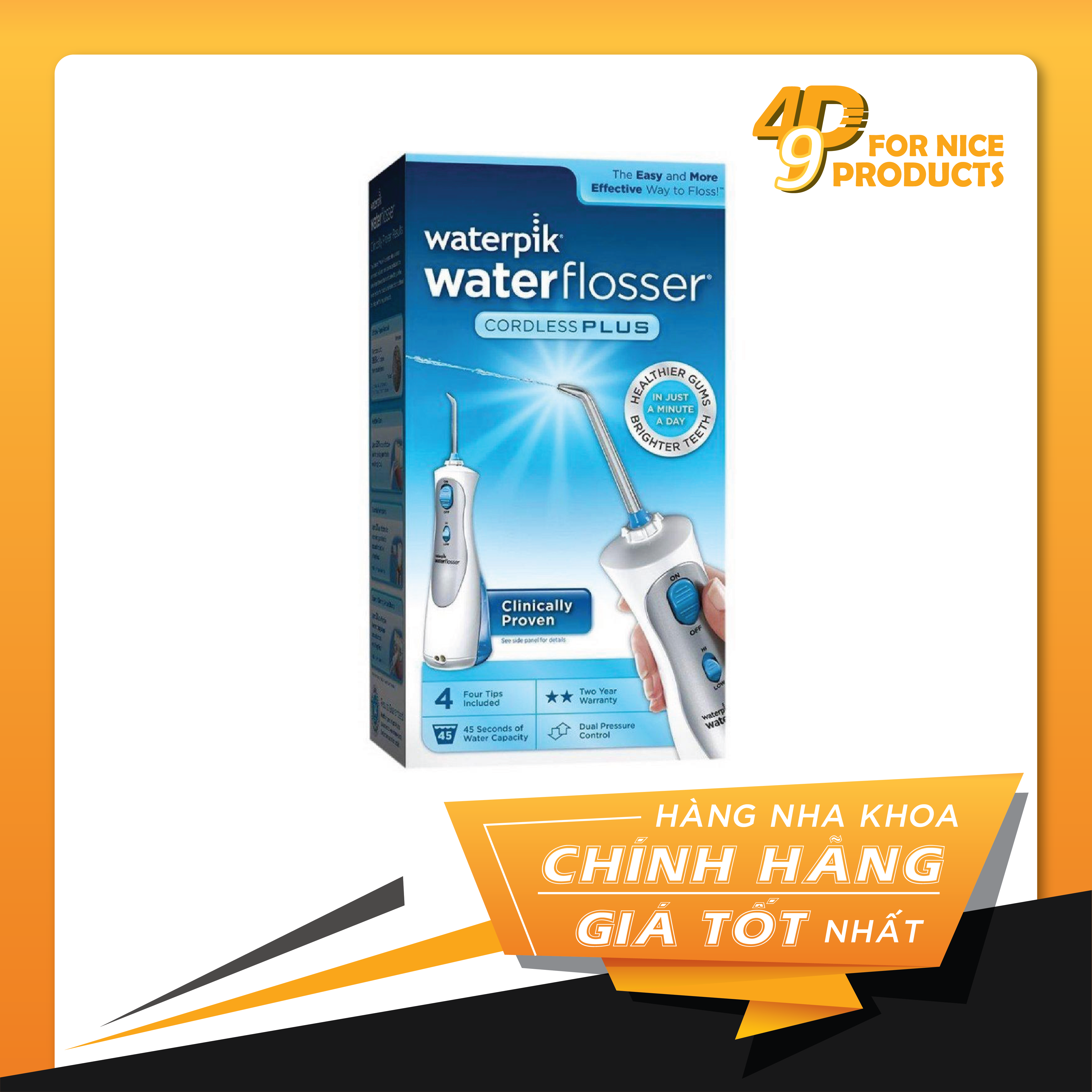 Máy tăm nước Waterpik Cordless Plus WP-450 - Water Pik