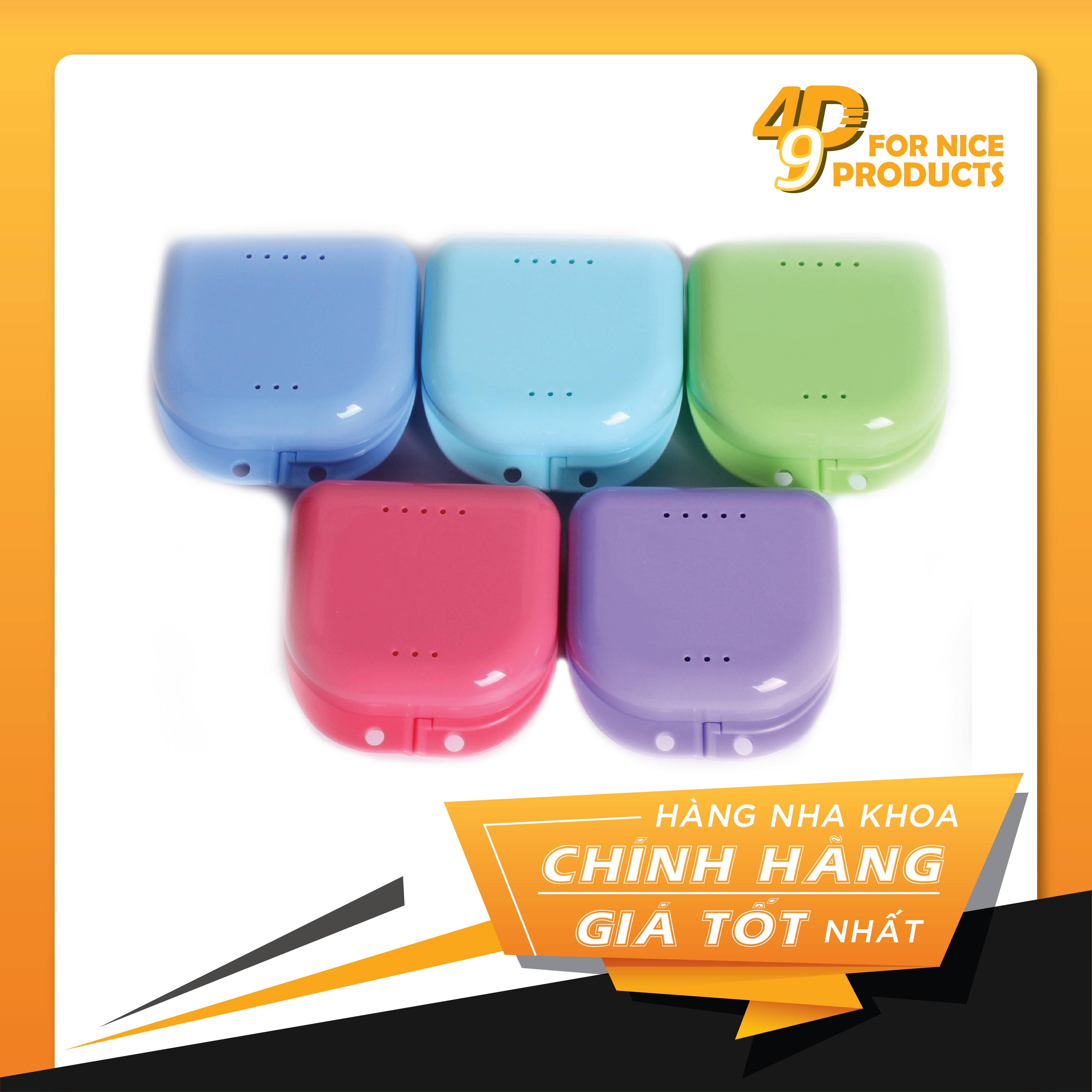 Hộp đựng hàm giả (hộp cao) - DK Dental