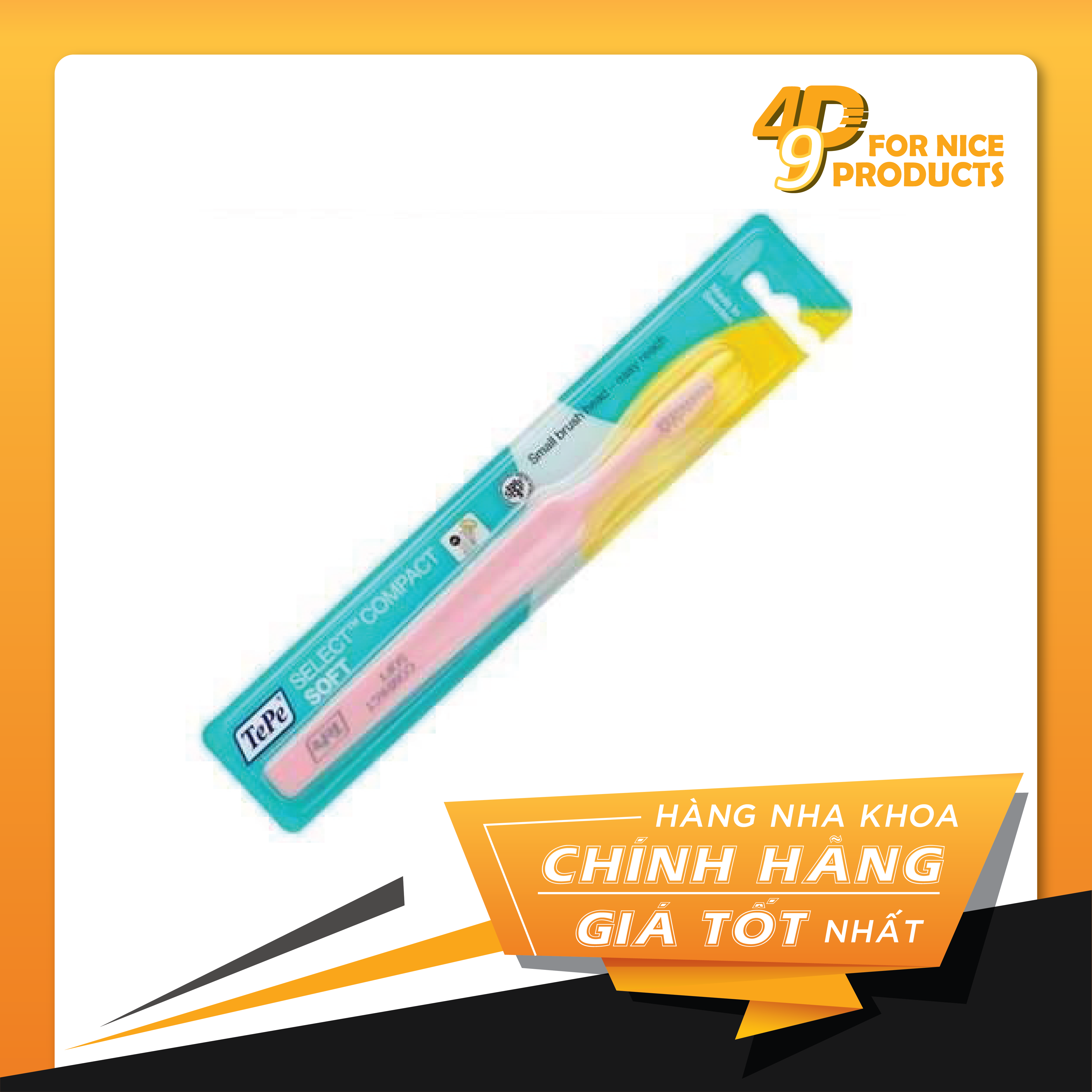 Bàn Chải Đánh Răng Mềm Cho Trẻ 5-11 Tuổi Tepe Select Compact Soft