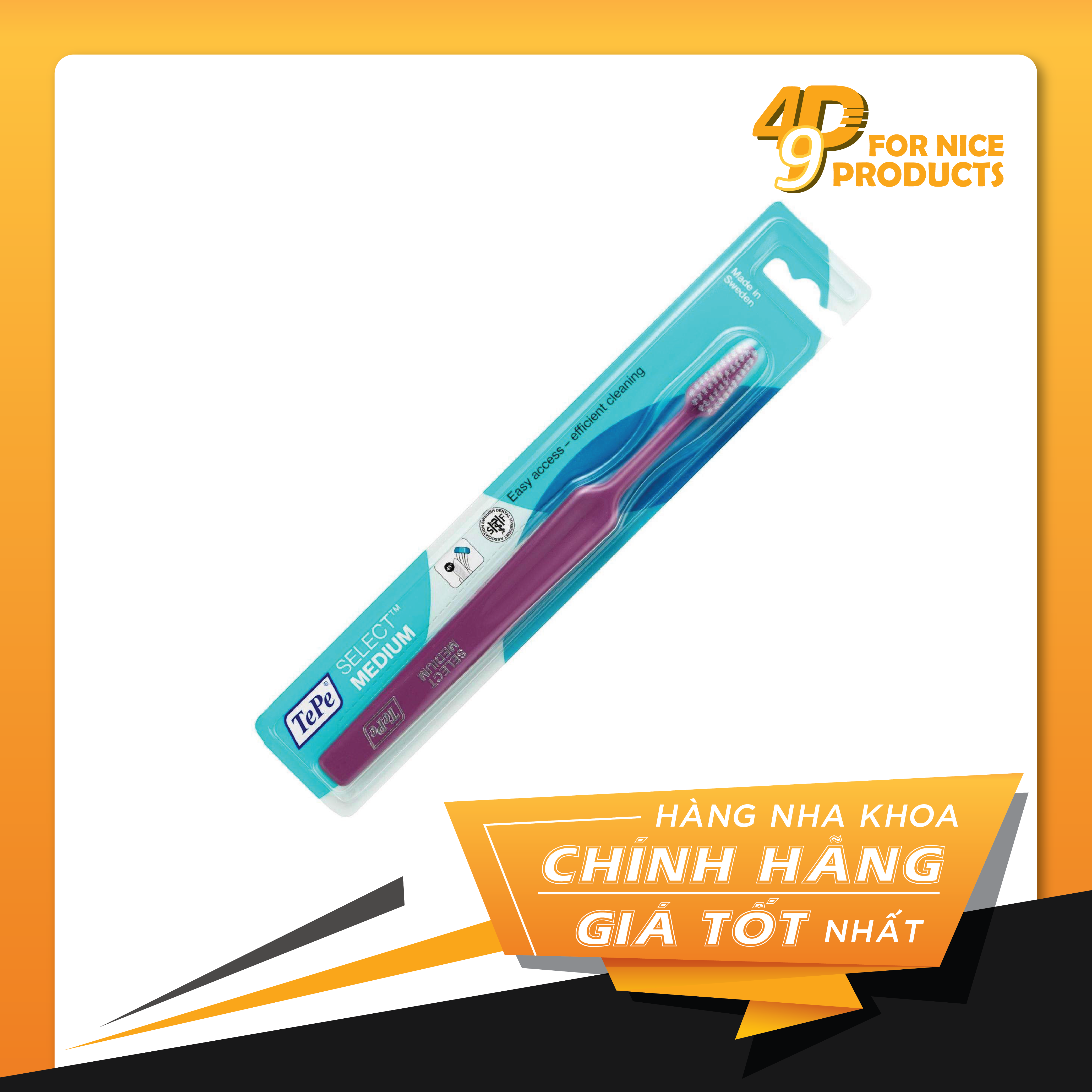 Bàn Chải Đánh Răng Cho Trẻ 5-11 Tuổi Tepe Select Compact Medium