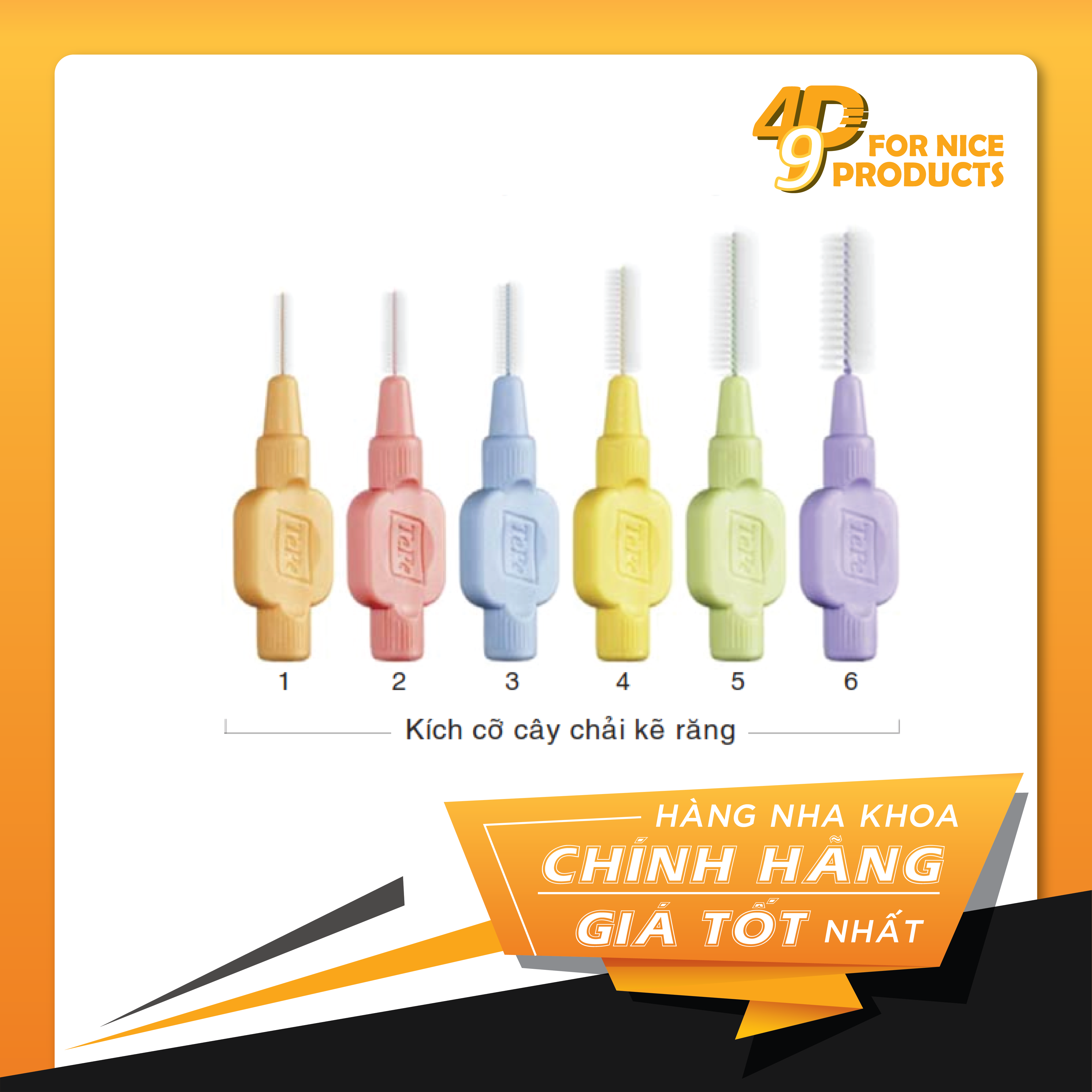 Bàn chải kẽ siêu mềm Tepe