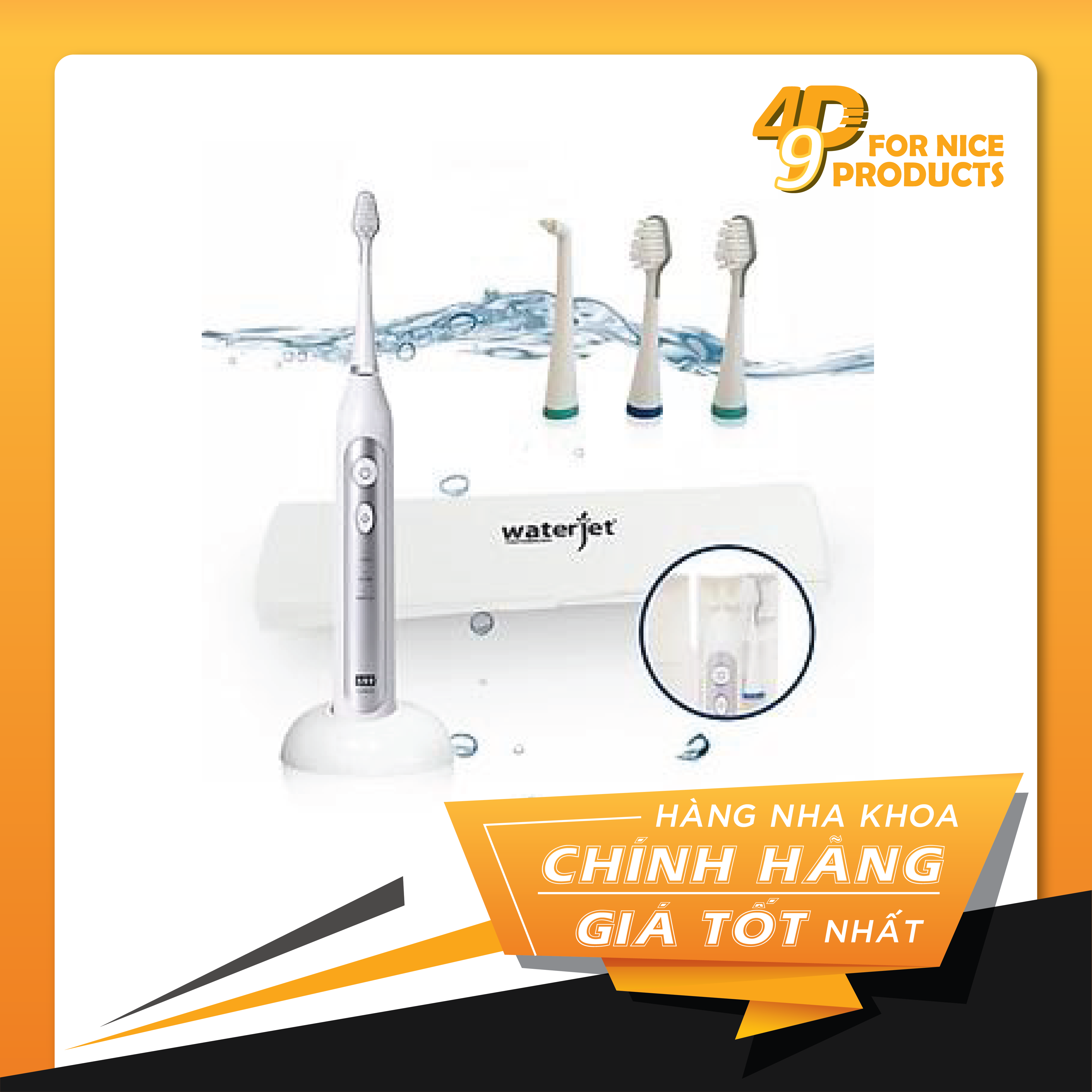 Bàn Chải Điện Sóng Âm WaterJet